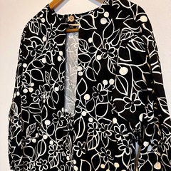 花柄 割烹着︎✿の画像