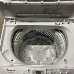 K30 Panasonic パナソニック 全自動 洗濯機 NA-F60B12 6キロ 2018年 ホース付 ビッグウェーブ 洗浄 送風乾燥 槽カビ予防 槽洗浄 つけおきコース搭載の画像