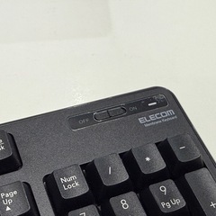 【美品】ELECOM TK-FDM106TBK 無線キーボード JIS規格
の画像