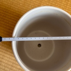 お渡し決まりました　植木鉢　陶器　6号　観葉植物に　の画像