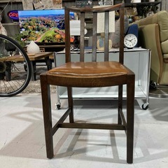 G27★アンティークチェア★ダイニングチェア イス 木製 イギリス 英国 ブリティッシュ 椅子 幅44cm コンパクトの画像