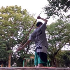 井の頭公園｜棒術と呼吸法で体を整えるワークショップの画像