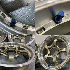 YOKOHAMA ADVAN Racing RJ-D2 アドバンレーシング RJD2 社外ホイール 16インチ 4本 5.5J5HPCD139.7+20 ゴールド ジムニー等　(MHG014)クレジットカード QRコード決済可能の画像