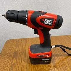 ブラック&デッカー　12Vコードレスドリルドライバー　SX-3000　中古の画像