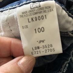 Leeデニムの画像