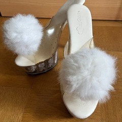 ポールダンス衣装一式セット　未使用新品　セットアップ　ピンヒールの画像