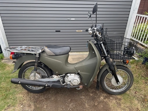 ホンダ カブ110　JA07 カゴ リアキャリア大きく便利