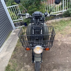 ホンダ カブ110　JA07 カゴ リアキャリア大きく便利の画像