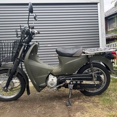 ホンダ カブ110　JA07 カゴ リアキャリア大きく便利の画像