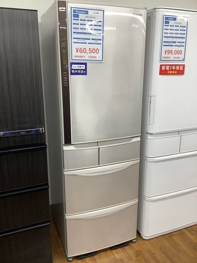 90分の無料軽トラック貸出サービス！【Panasonic】5ドア冷蔵庫（NR-E414V-N）のご紹介です!