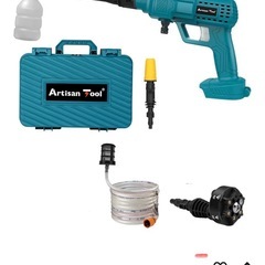 【取引早い方優先：美品】コードレス高圧洗浄機（マキタバッテリー互換)）の画像
