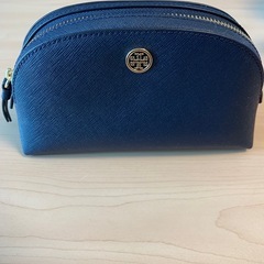 (新品未使用)トリーバーチ TORY BURCH レザー スモール コスメポーチの画像
