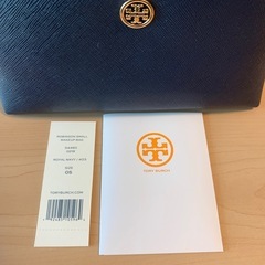 (新品未使用)トリーバーチ TORY BURCH レザー スモール コスメポーチの画像