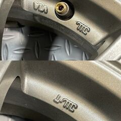 DUNLOP PRD LFM526 社外ホイール 13インチ 4本 5J4HPCD100+35 プロボックス サクシード ヴィッツ パッソ等　(MHX013)クレジットカード QRコード決済可能の画像