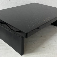 【中古品】IRIS OHYAMA アイリスオーヤマ IHC-WKG3S-B 2口IHクッキングヒーター 2019年製 ブラック 調理器具 キッチン家電の画像