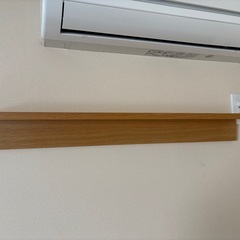 10/30まで【ジャンク】無印　壁につけられる家具棚（旧式）の画像