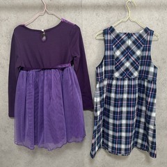 子供服　おまとめ売り　１４０サイズ　ミキハウスワンピースとドレス　セット　の画像