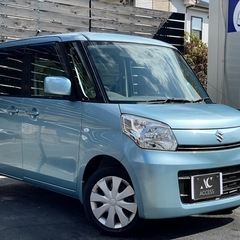 安心の総額表示！車検満たん★スズキスペーシア禁煙車バックモニターBluetoothナビ両側スライドドアの画像