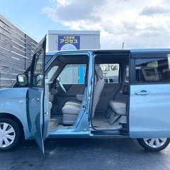 安心の総額表示！車検満たん★スズキスペーシア禁煙車バックモニターBluetoothナビ両側スライドドアの画像