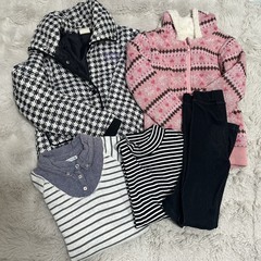 子供服　おまとめ売り　カジュアル　コート　パーカー　５点の画像