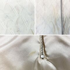 【ROBE de FLEURS Glossy / ローブドフルールグロッシー】シルバーバックルバストジッパーノースリーブタイトキャバドレス GL3330の画像