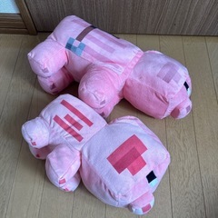 マインクラフト　ブタ　ぬいぐるみの画像