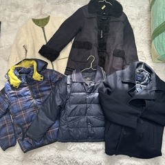 子供服　おまとめ売り　コート５点　１３０　１４０　GAP コムサ　GUなどの画像