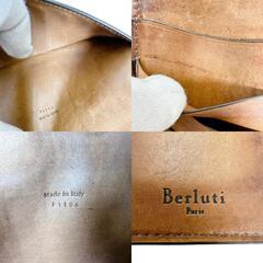 ベルルッティ  長財布 ブラウン  Berluti カリグラフィの画像