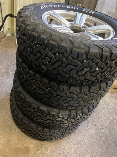 225/70/16オールテレーンタイヤホイール４本セットBFGoodrich All-Terrain T/A® KO2 