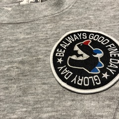 あったかトレーナー　裏起毛　長袖　95の画像