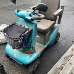 ハンドル型電動車椅子の画像