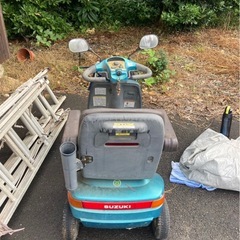 ハンドル型電動車椅子の画像
