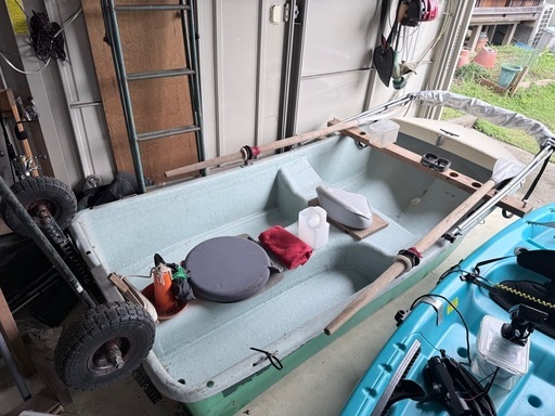 値下げ！！明石ヨット製作所　大漁丸！屋根、ドーリー付き！カートップミニボート！激レア！！アカシヨット！8フィート船免許不要艇です！