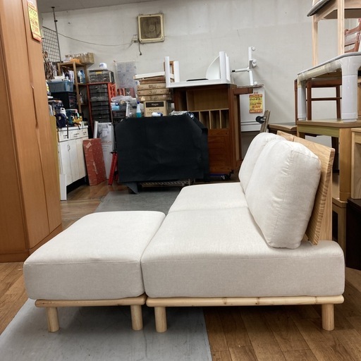 ジモティー限定価格！S771 ⭐ イーナ ii-na Ricordo リコルド ソファ3点セット 可愛い 幅80+80+80cm US