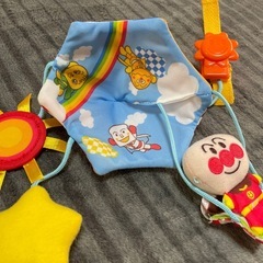 ★定価1870円！美品★べビラボ アンパンマンとおでかけ！　2wayおでかけメリー　ベビーカーメリーの画像