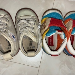 7足セットコンバース　ミキハウス　シューズの画像
