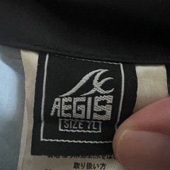 AEGIS レインスーツブラック×レッドの画像
