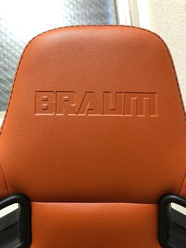 【※取引中】BRAUM レーシング セミバケットシート キャメル  2脚セット