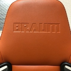 希少！！ BRAUM レーシング セミバケットシート キャメル  2脚セットの画像