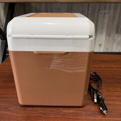 美品 車載 温冷庫 冷蔵庫 車 15L 冷蔵 ウォーマー 車載用 ポータブル 15リットル 大容量 ドリンクホルダー付 クーラーボックス 保温の画像