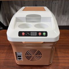 美品 車載 温冷庫 冷蔵庫 車 15L 冷蔵 ウォーマー 車載用 ポータブル 15リットル 大容量 ドリンクホルダー付 クーラーボックス 保温の画像