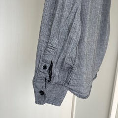 TAKAIQ タカキューM シャツ ワイシャツ メンズ グレー 綿 トップスの画像