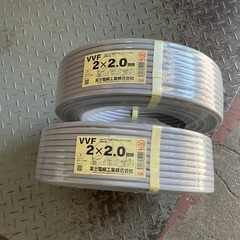 富士電線　VA 2mm2芯　100m 新品　2巻セット　送料込みの画像