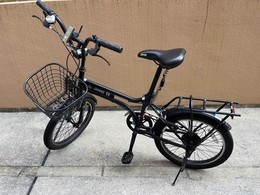 Jeep ミニベロ　自転車　ブラック