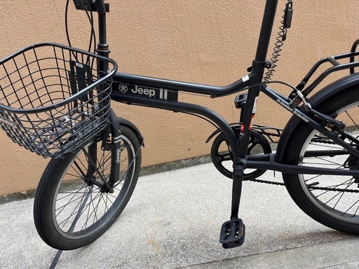 Jeep ミニベロ　自転車　ブラック