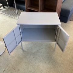 K2510-394　IKEA LIXHULT キャビネット メタルグレーキズ汚れ有りの画像