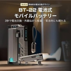 【新品未使用】虎大工業 モバイルバッテリー 乾電池式 スマホ充電器 BT-22 防災 緊急用の画像