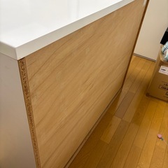 サン製 木製チェスト 幅120cm ホワイト 6段 引き出したっぷり収納の画像