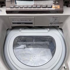 🟧洗濯機番号8 Panasonic 2016年製【乾燥機付き大容量10kg エコナビ・ナノイー】大阪府内全域配達無料 設置動作確認込み 保管場所での引取は値引きしますの画像