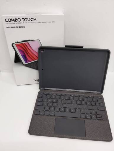 【良品】logicool COMBO TOUCH iK1057BK iPad(第7世代・第8世代)対応 キーボードケース